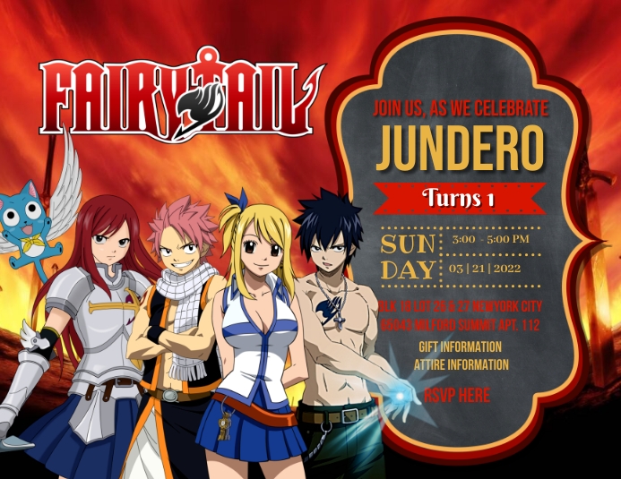 Fairy Tail Template PosterMyWall