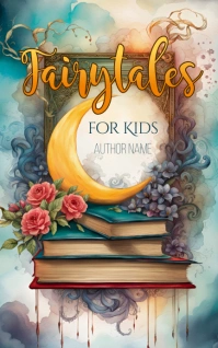 Fairytales for Kids Book Cover Template Desig