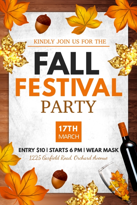 fall, autumn Template | PosterMyWall