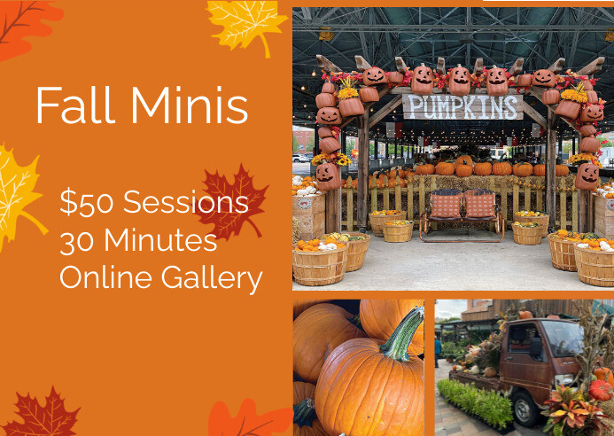 Fall | Photography | Mini Session | Flyer Template | PosterMyWall