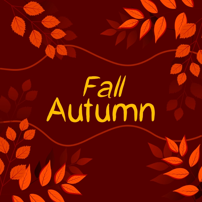 Fall Autumn Ads Instagram Post template