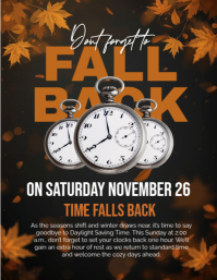 fall autumn colors colours instagram happy fall Flyer (US Letter) template
