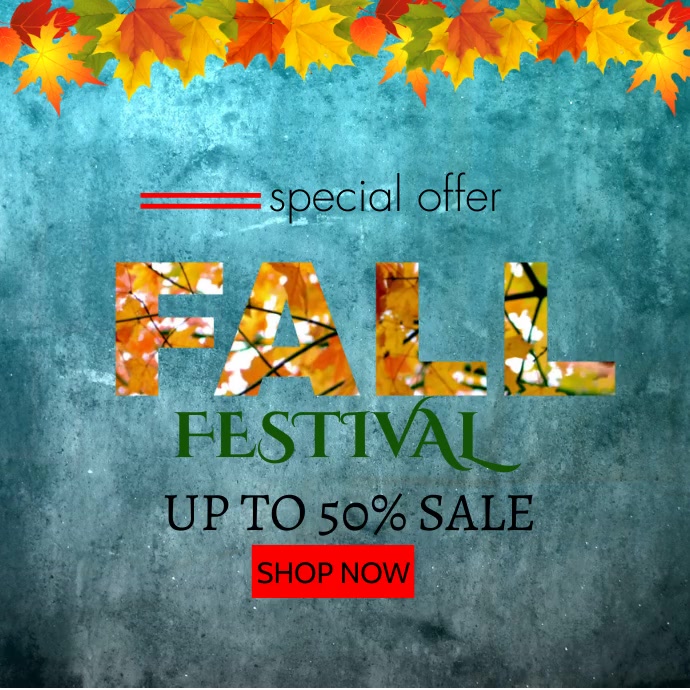 Fall Design Post Fall/Autumn Template | PosterMyWall