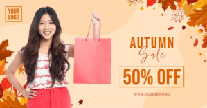 Fall/Autumn Sale Facebook Shared Image template