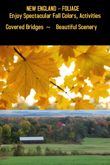 Fall - Autumn Scenery Plakat template