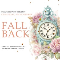 Fall Back Watermark Fall Back Template | PosterMyWall