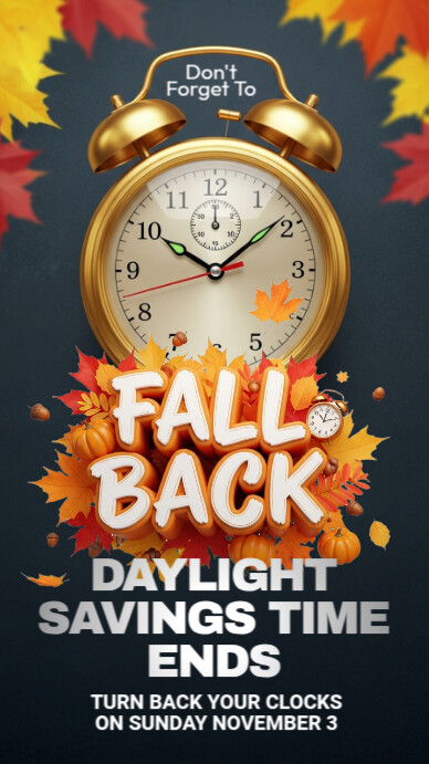 fall back Instagram Story template