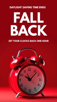 Fall Back Template | PosterMyWall