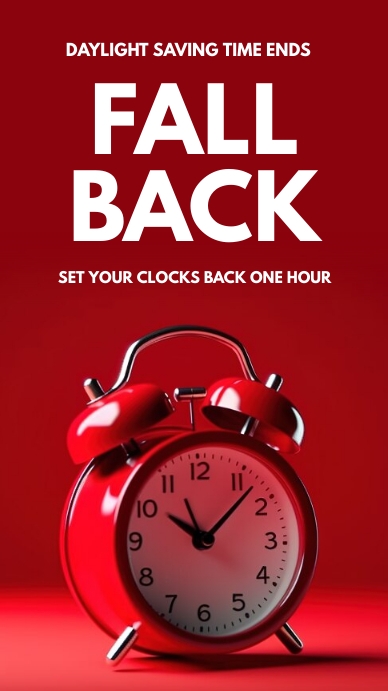 Fall Back Template | PosterMyWall