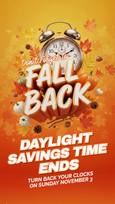 fall back Instagram Story template