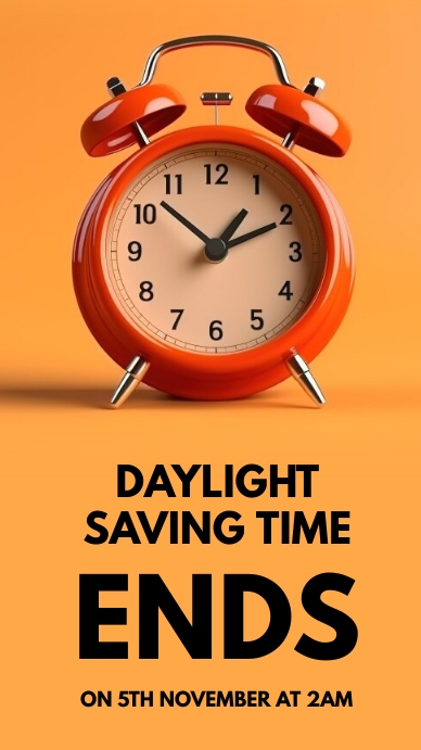 Plantilla de Fall Back | PosterMyWall