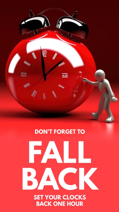 Fall Back Template | PosterMyWall