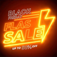 Red Black Friday Sale Pos Instagram Template