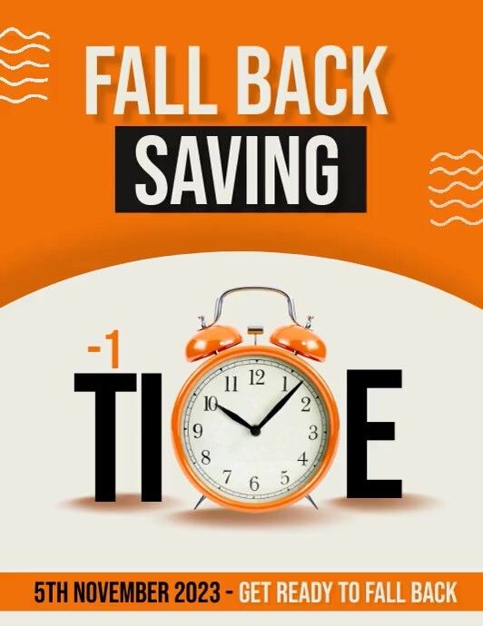 fall back saving Template | PosterMyWall