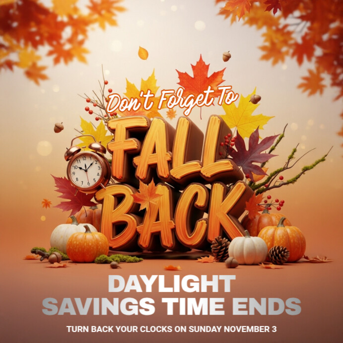 Fall Back Square (1:1) template