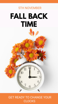 Fall Back Template | PosterMyWall