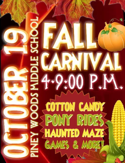 Fall Carniva Copy of Fall Carnival Video | PosterMyWall
