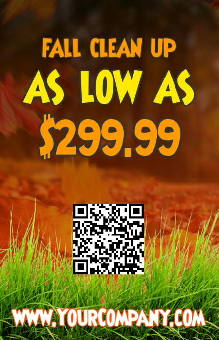 Fall Clean Up Flyer Template - Ablebionics