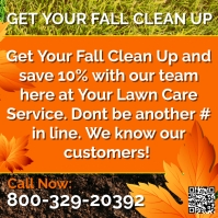 Fall Clean Up Template | PosterMyWall