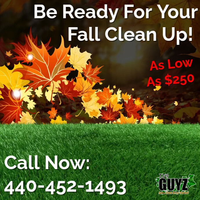 Fall Clean Up Template | PosterMyWall