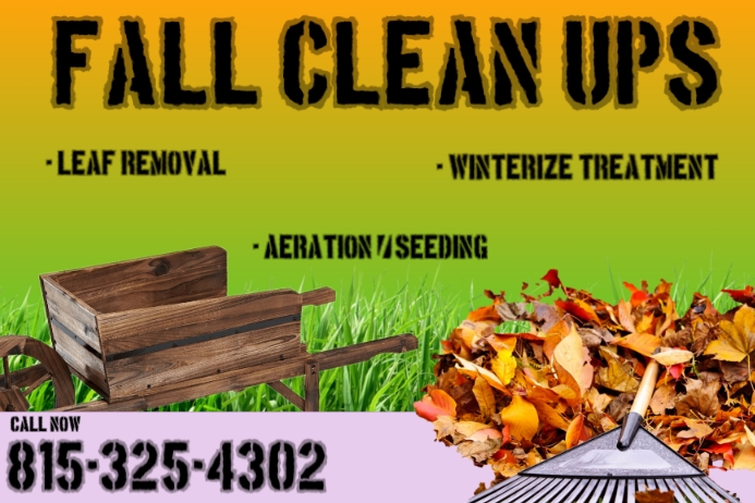 Copy of Fall Clean Ups | PosterMyWall