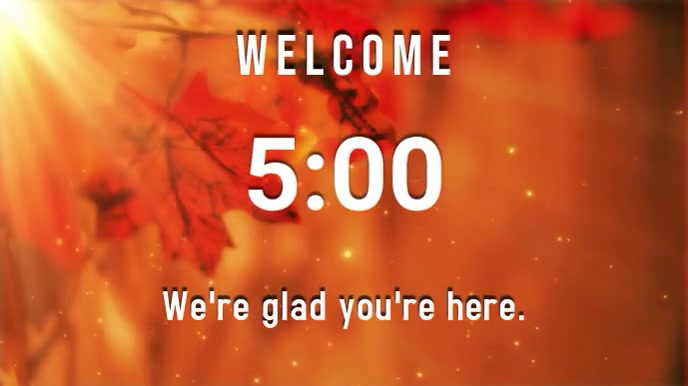 fall countdown Template | PosterMyWall