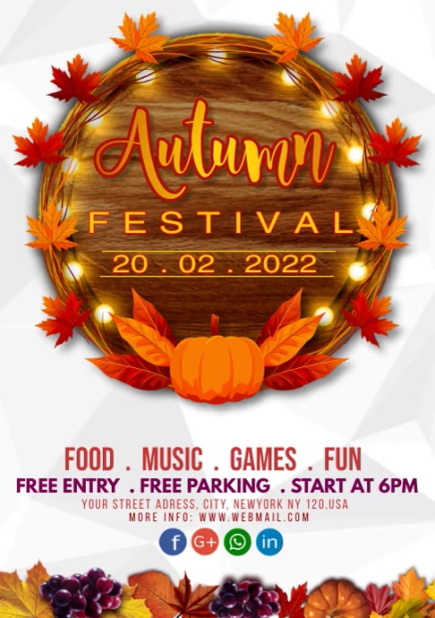 Fall Design Template fall Template | PosterMyWall