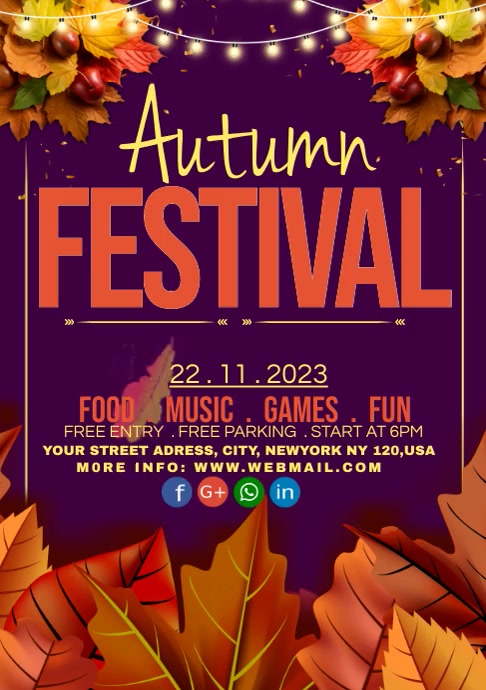 Fall Template PosterMyWall