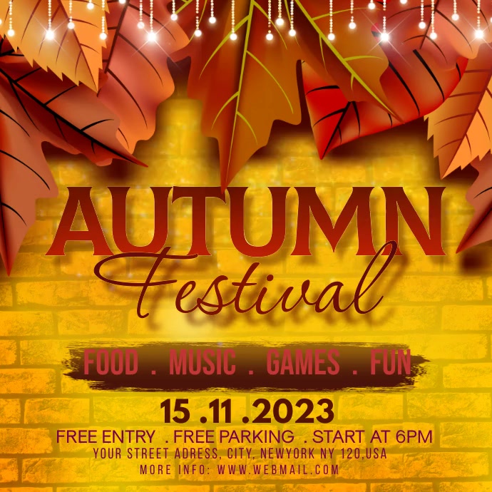 Fall Design Template fall Template | PosterMyWall