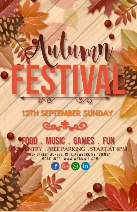 fall Template | PosterMyWall