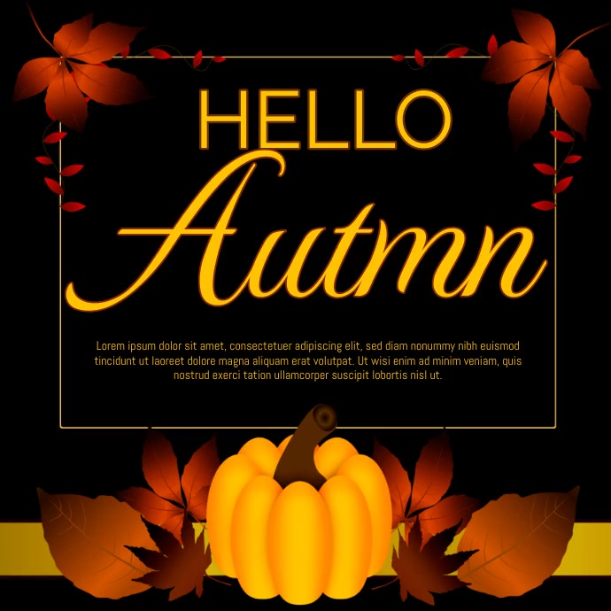 fall Template | PosterMyWall