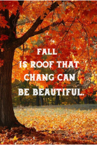 Fall equinox Affiche template
