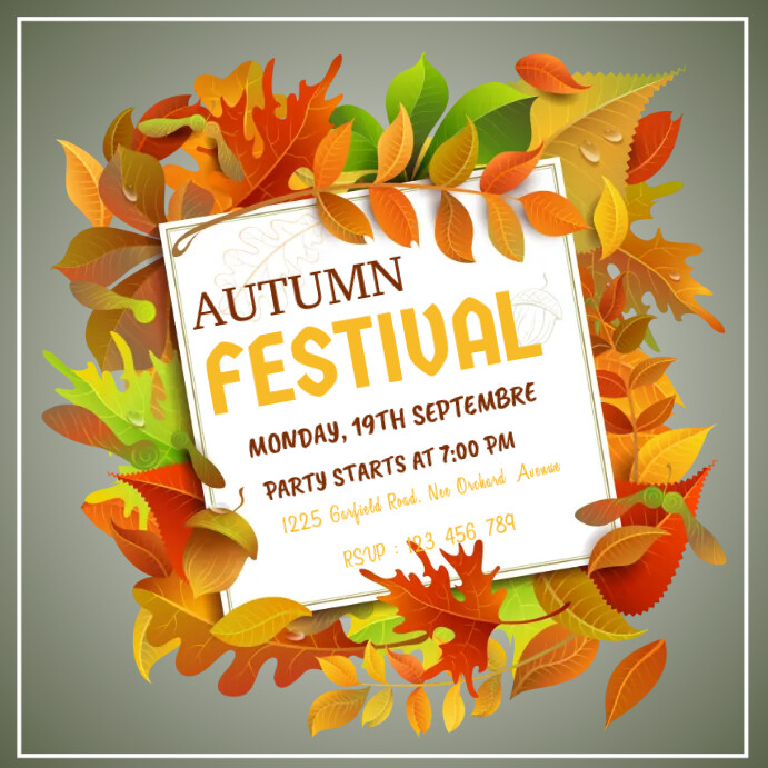 Fall event, Fall festival Template PosterMyWall