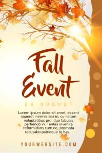 customize 1 550 fall poster templates postermywall fall event