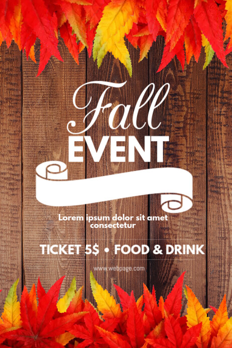 Fall event Flyer Template | PosterMyWall
