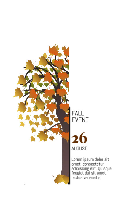 Fall Event Flyer Template | PosterMyWall