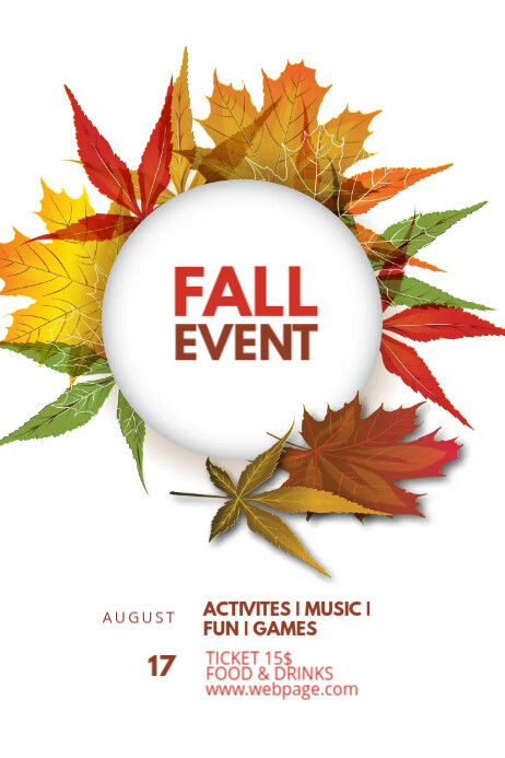 Fall Event Flyer Template | PosterMyWall