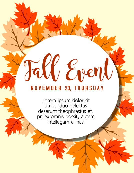 Fall Event Template | PosterMyWall