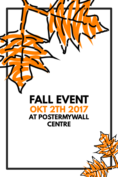 Fall Event Flyer Template | PosterMyWall