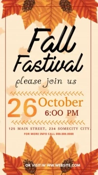 FALL FASTIVAL Instagram Story template