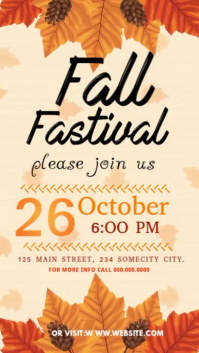 FALL FASTIVAL Instagram Story template