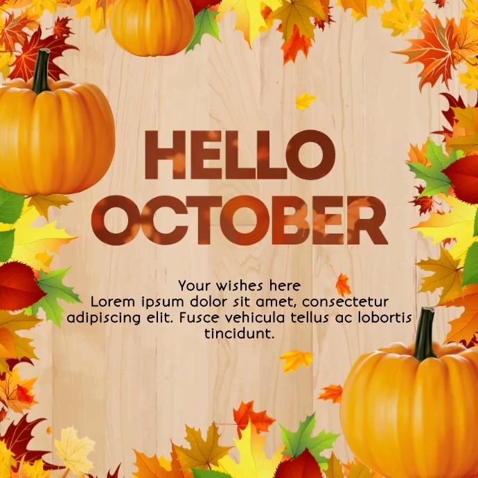 Plantilla de fall fest, autumn Instagram post | PosterMyWall