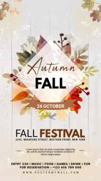 Fall Fest Historia de Instagram template