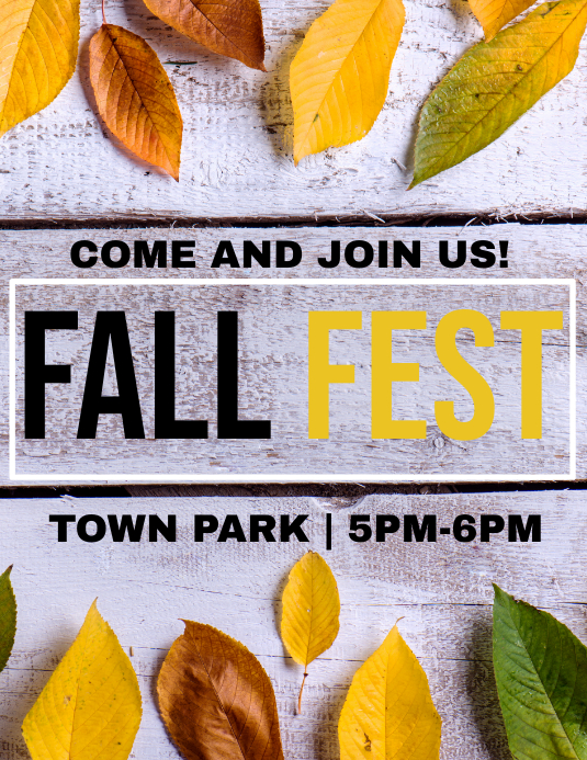 Fall Fest Template | PosterMyWall