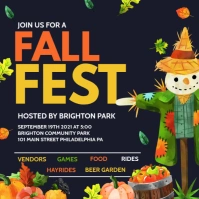 Fall Fest Instagram Plasing template