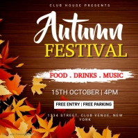 Fall Fest Header Fall Fest Template | PosterMyWall