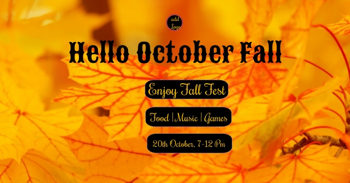 Fall fest facebook post (3) Obraz udostępniany na Facebooku template