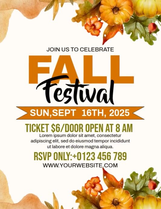 Copy of Fall Festival Ads | PosterMyWall