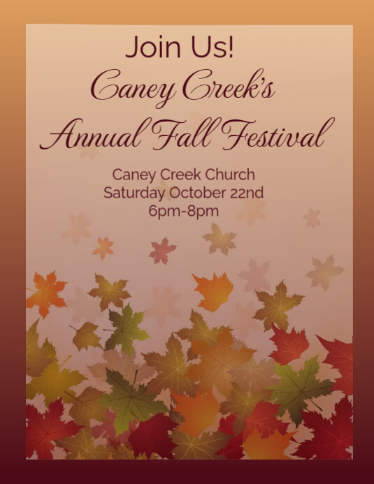 Fall Festival Autumn Flyer Template | PosterMyWall