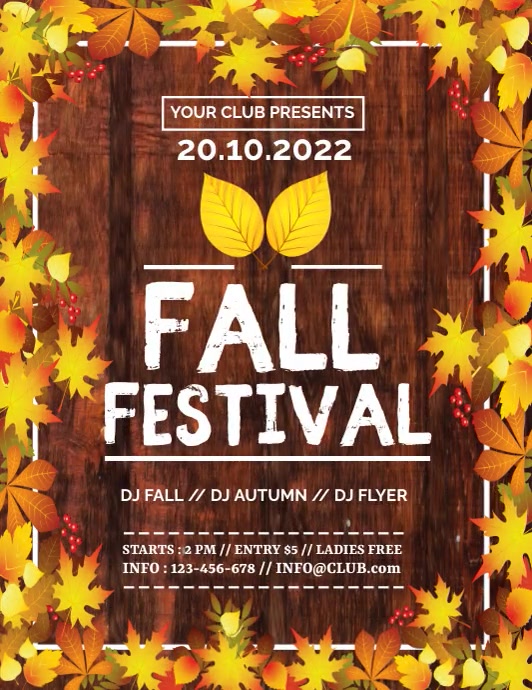 fall festival Template | PosterMyWall